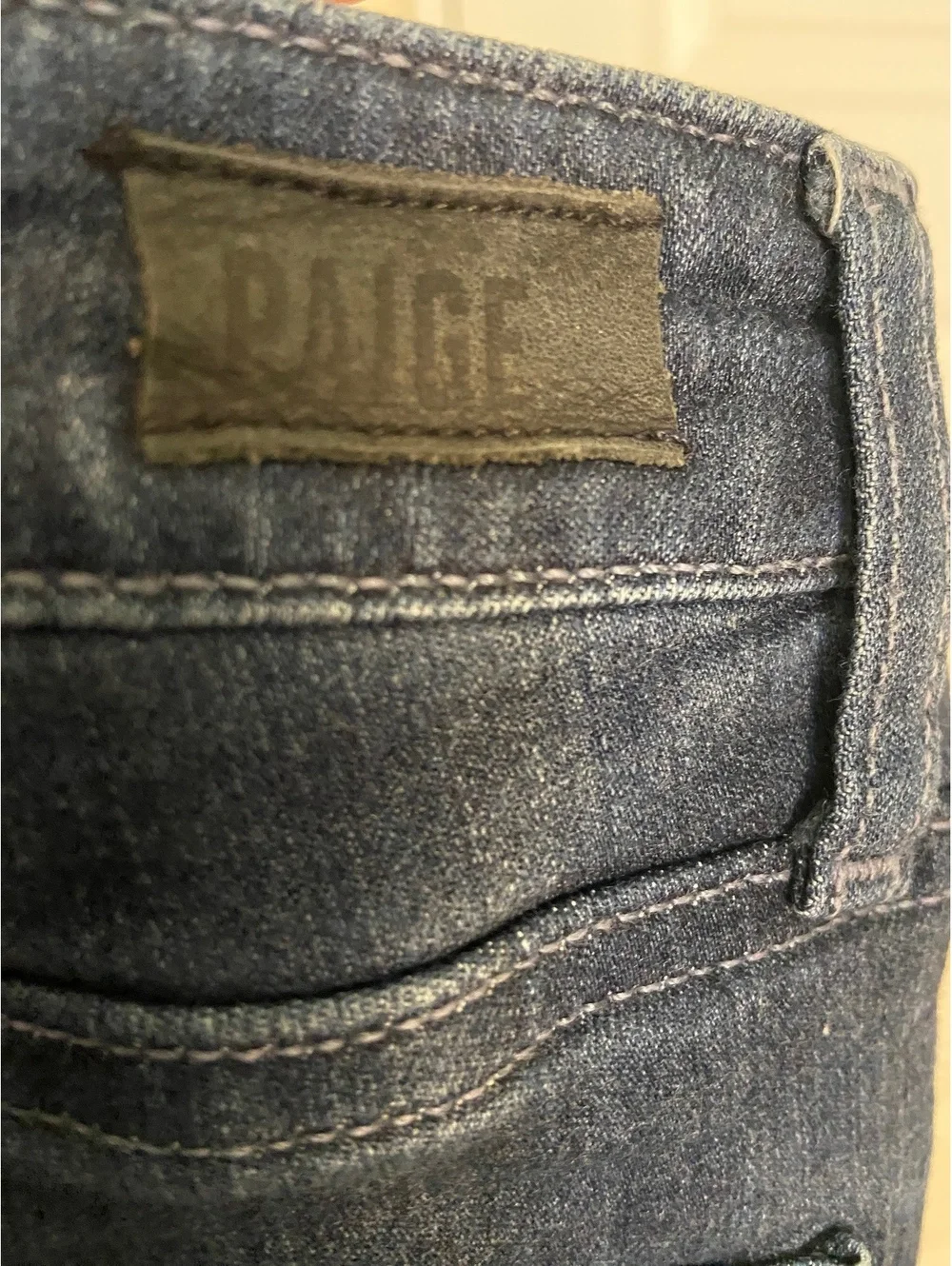 Paige Hoxton Skinny Jeans Size 28 Dark Wash - Picture 3 of 8